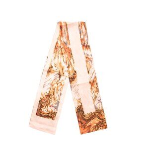 Romantic Illusionism Print Scarf Vintage Accessories